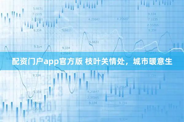 配资门户app官方版 枝叶关情处，城市暖意生